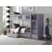 Lisa Single/Single Step Bunkbed Grey